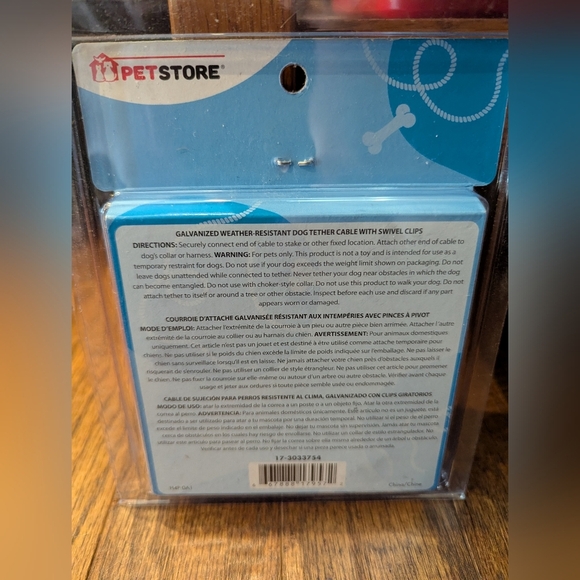 Prograde Heavy Pet Leash Anchor Stake & Tie Out Cable New - Picture 10 of 11